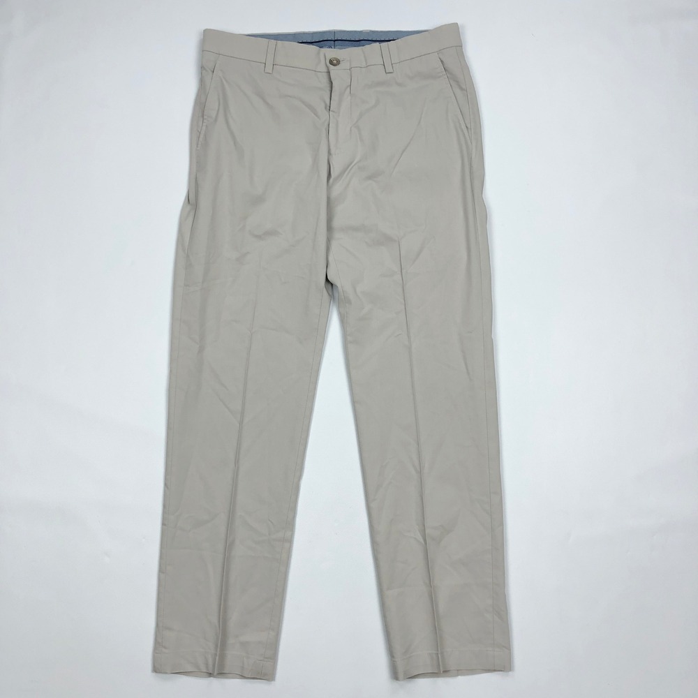 Ballin Ceramica Modern Fit Men 34x30 Khaki Cotton Stretch Performance Pants
